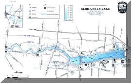 Alum Creek Lake - Click Here for the Full Map