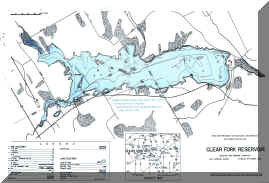 Clear Fork Reservoir - Click for the Full Map