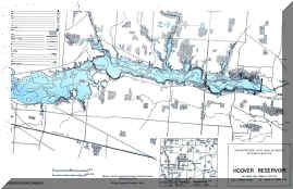 Hoover Reservoir - Click for the Full Map