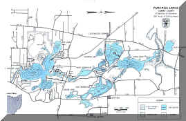 The Portage Lakes - Click Here for the Full Map