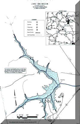 Lake Snowden - Click Here for the Full Map