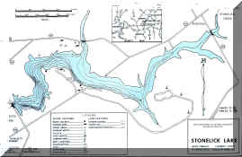 Stonelick Lake - Click Here for the Full Map