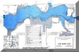 Van Buren Lake - Click Here for the Full Map